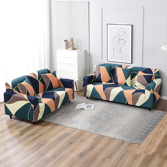 Peach Prism - Luxury Quality Strechable & Dust-proof Sofa Cover