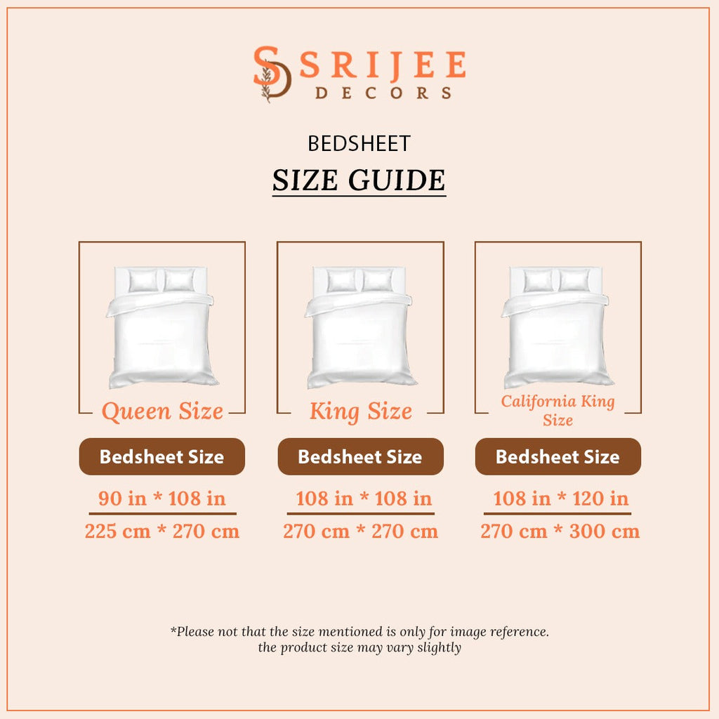 Dark Grey 210 TC Cotton Blend Flat King Bedsheet