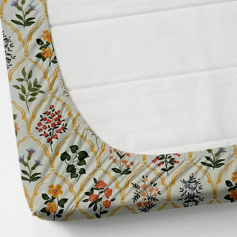 Ceramica Cotton Blend Elastic Fitted King Bedsheet with 2 Pillow Covers - SUPER FURNISHING  BUY 1 GET 1 FREE