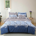 Grey Pastel 210 TC Cotton Blend Flat King Bedsheet