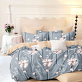 Floral Drift 210 TC Cotton Blend Flat King Bedsheet