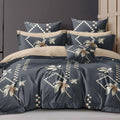 Twilight Trellis 180 TC Cotton Blend Flat King Bedsheet